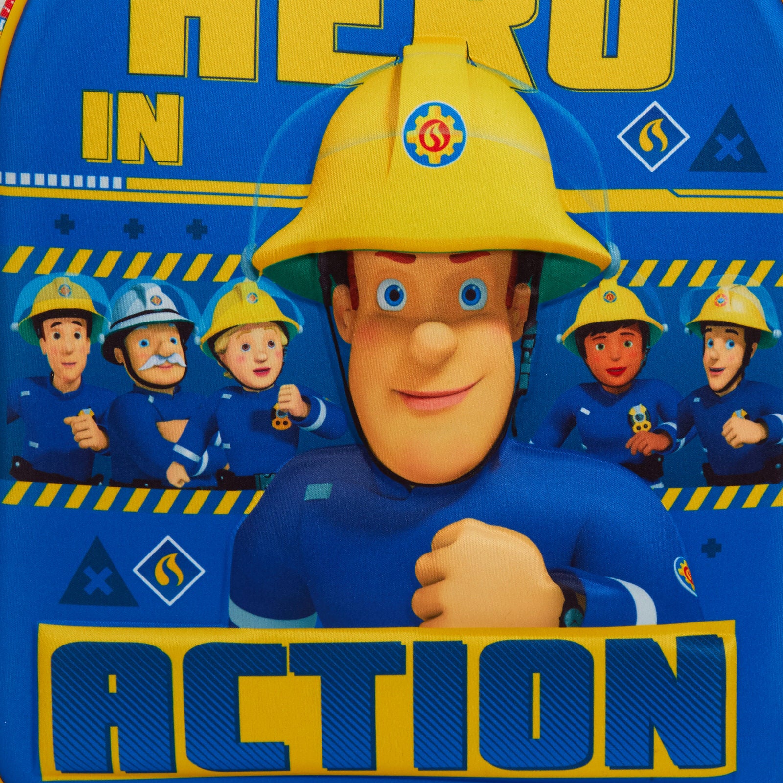 Fireman Sam Bag Boys Backpack Kids Firefighter Sports Rucksack School Lunch Bag