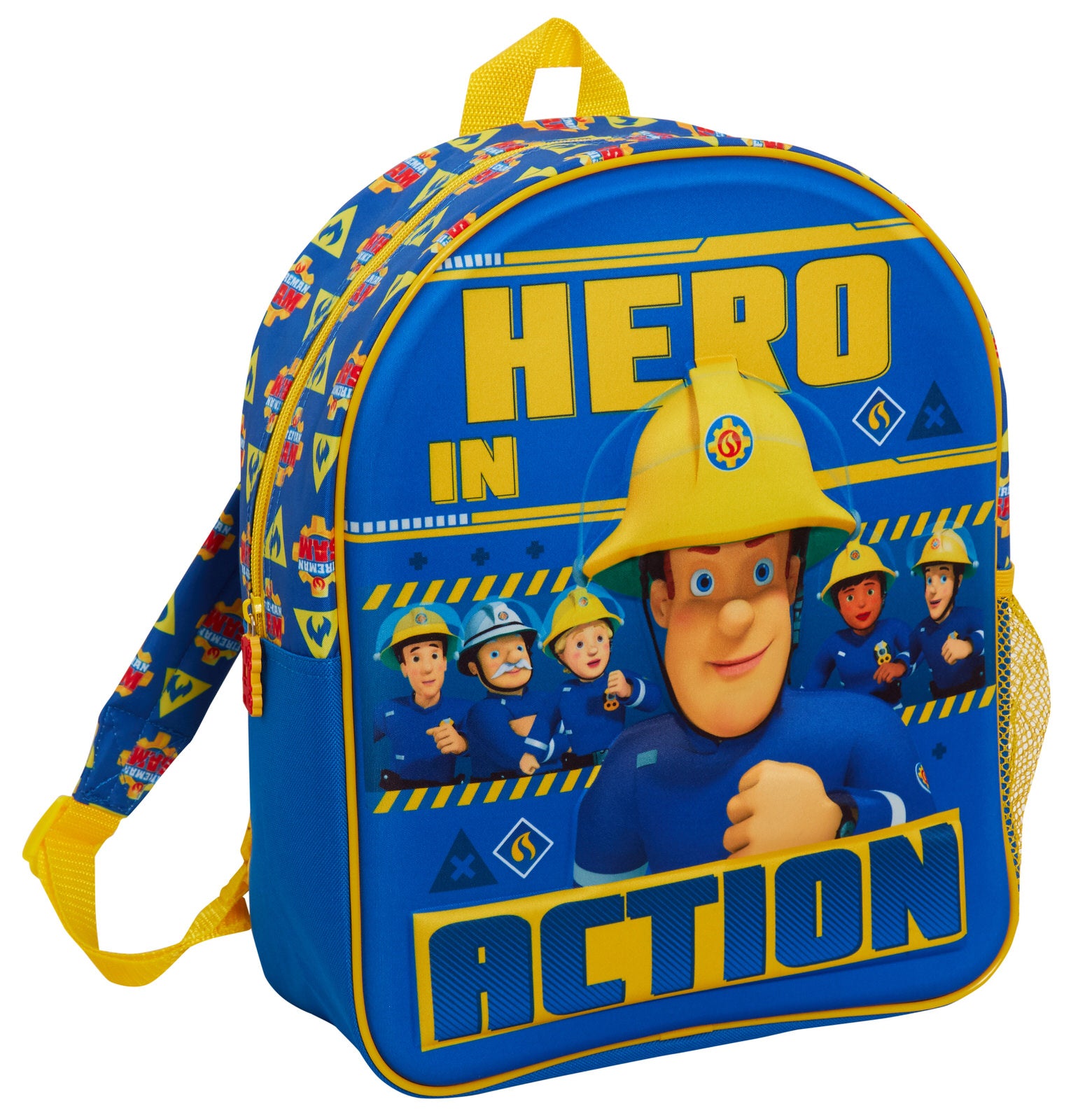 Fireman Sam Bag Boys Backpack Kids Firefighter Sports Rucksack School Lunch Bag