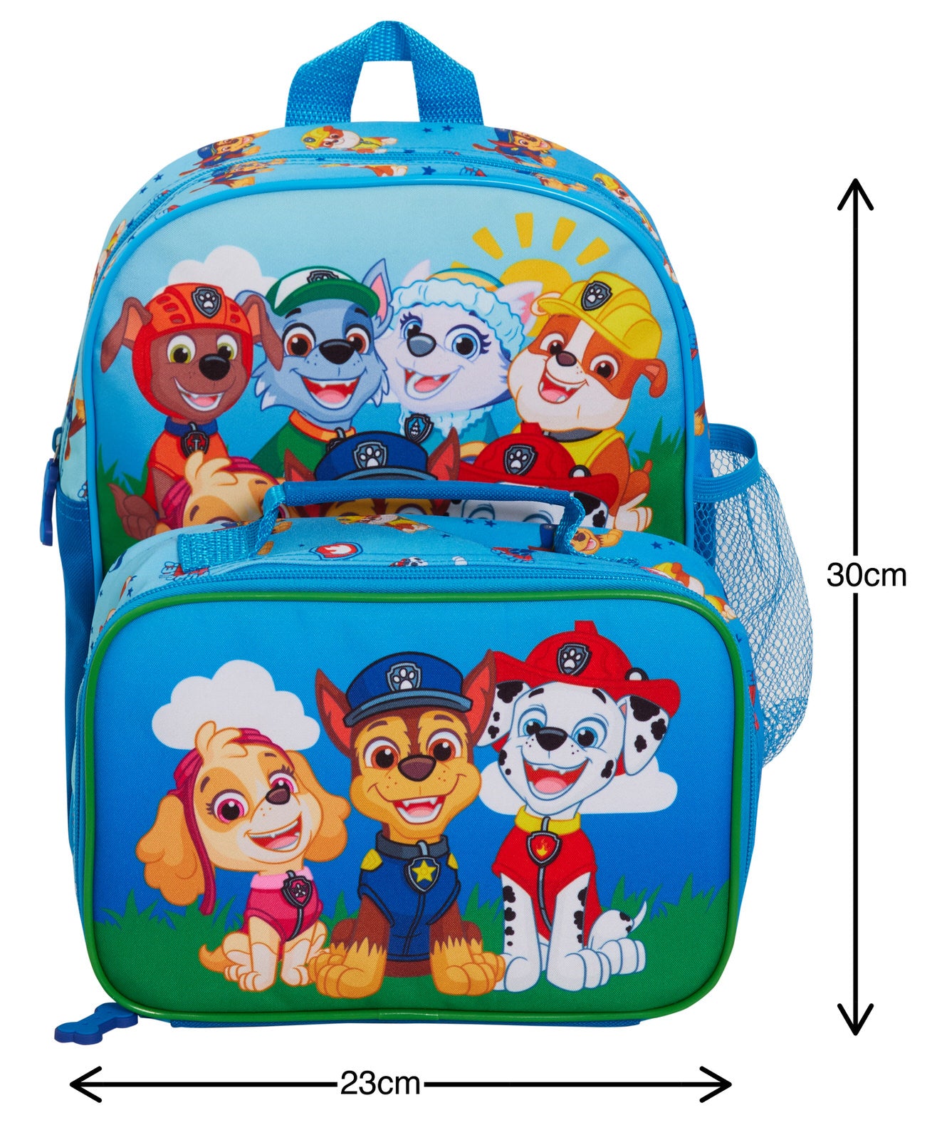 Paw Patrol Backpack + Lunch Bag for Kids School Bag for Boys Girls Nursery Bag