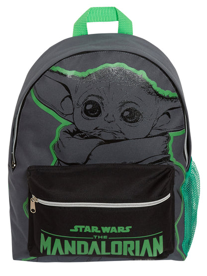 The Mandalorian Backpack Grogu Baby Yoda The Child School Bag Travel Sports Bag