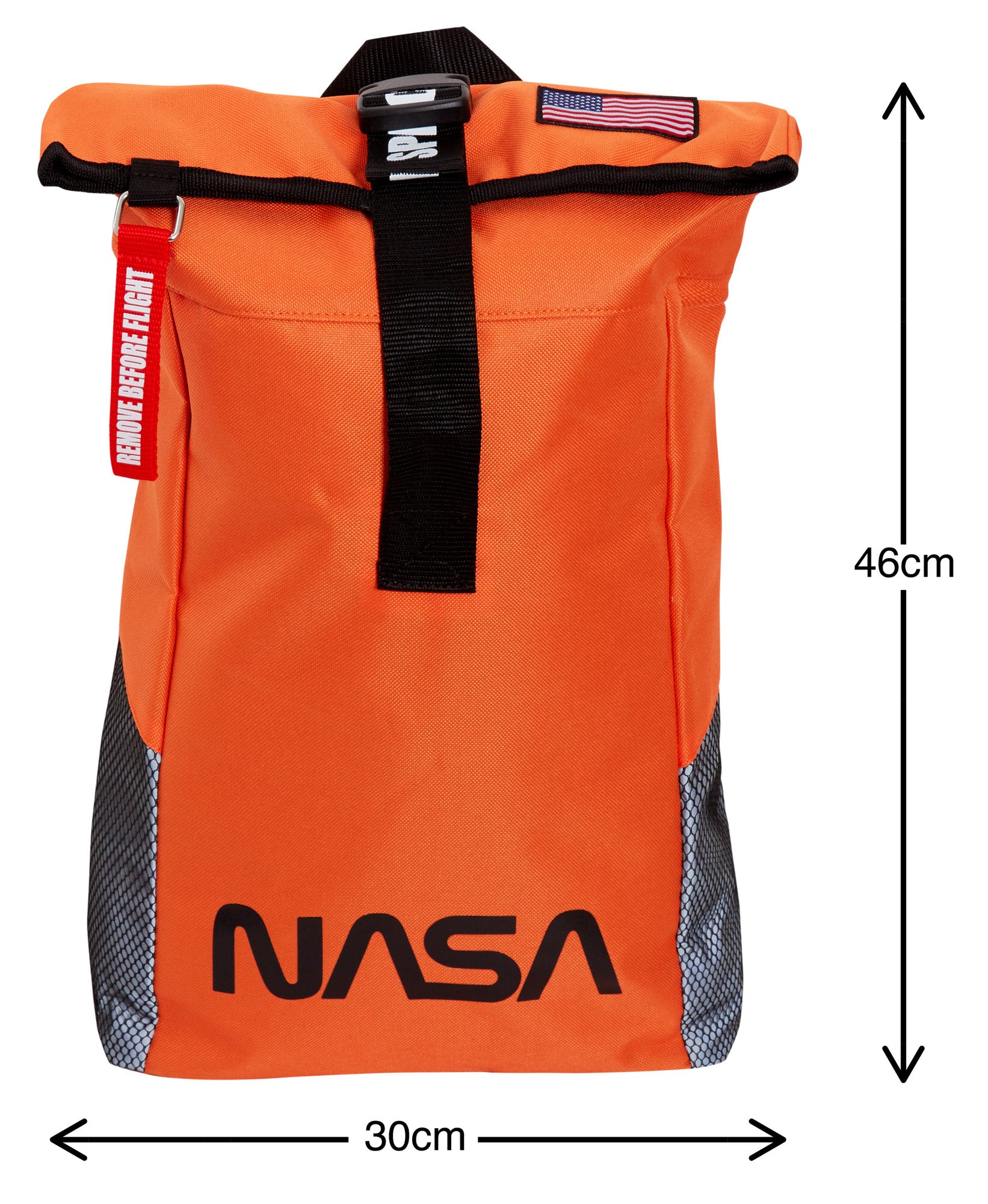 NASA Roll Top Bag For Boys Space Backpack Astronaut Sports Rucksack School Bag