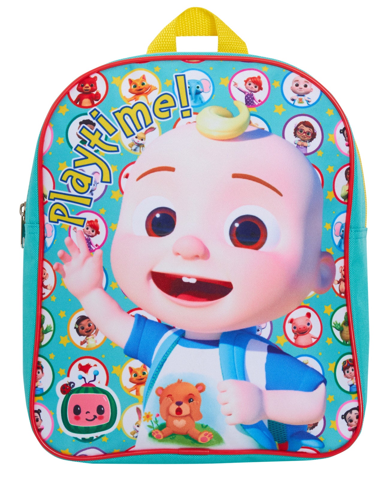 Kids Cocomelon Backpack Boys Girls Character Nursery Rucksack Lunch Bag Gift