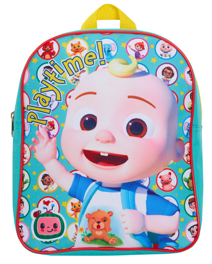 Kids Cocomelon Backpack Boys Girls Character Nursery Rucksack Lunch Bag Gift