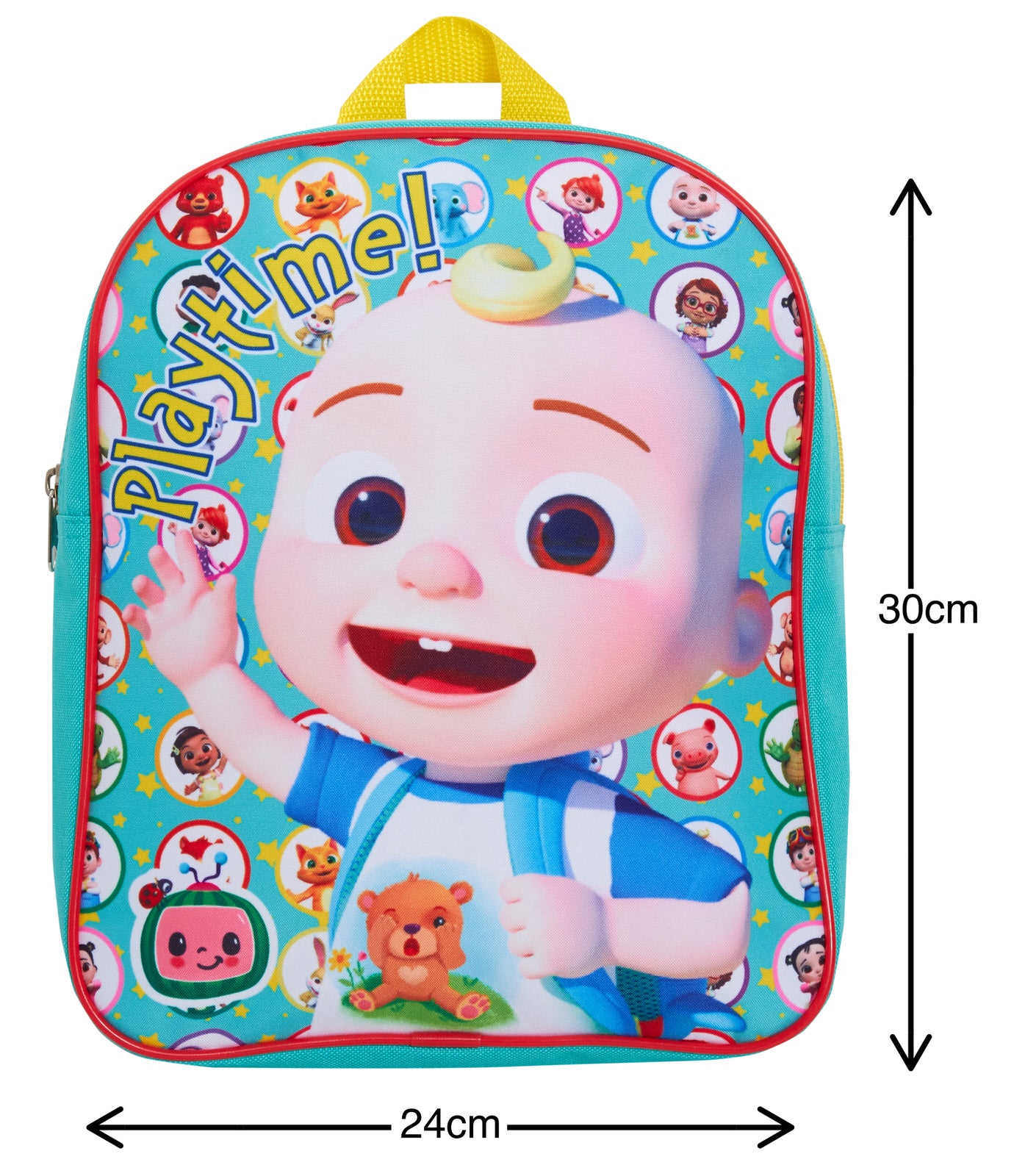 Kids Cocomelon Backpack Boys Girls Character Nursery Rucksack Lunch Bag Gift