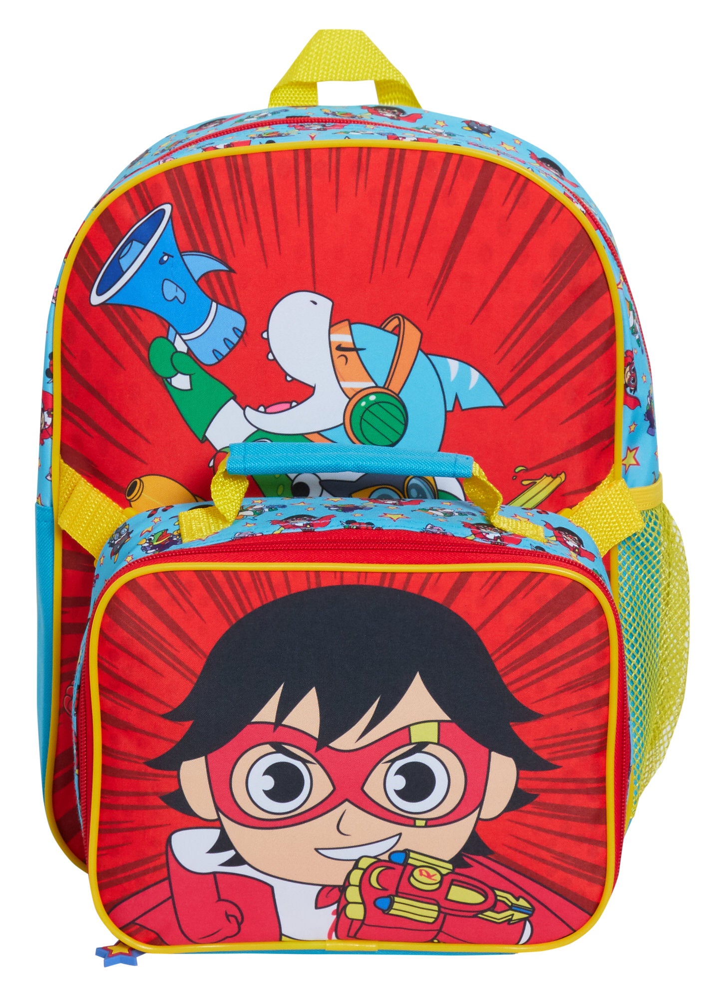 Ryans World Backpack With Lunch Bag Kids Boys School Matching Detachable Bag Set