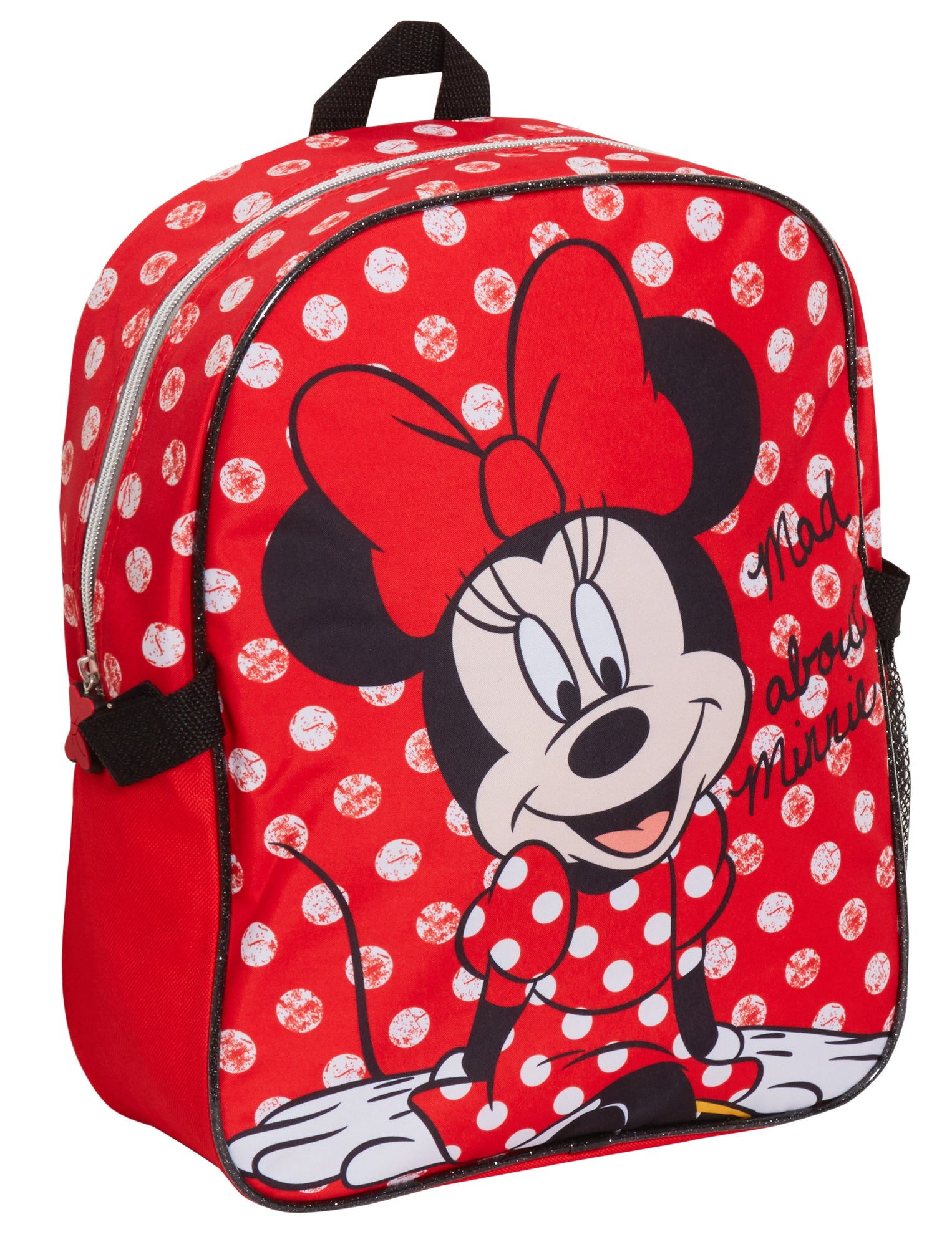 Disney Minnie Mouse Backpack With Lunch Bag Girls School Matching 2 Piece Set