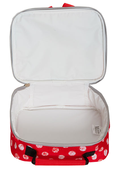 Disney Minnie Mouse Backpack With Lunch Bag Girls School Matching 2 Piece Set