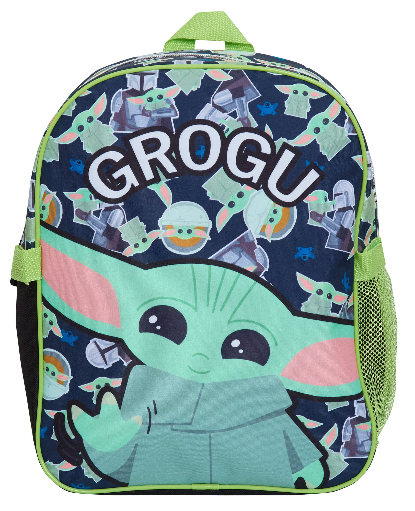 Mandalorian Backpack With Lunch Bag Boys Grogu Baby Yoda Matching School Bag Set