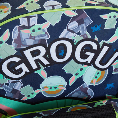 Mandalorian Backpack With Lunch Bag Boys Grogu Baby Yoda Matching School Bag Set