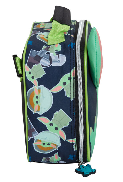 Mandalorian Backpack With Lunch Bag Boys Grogu Baby Yoda Matching School Bag Set