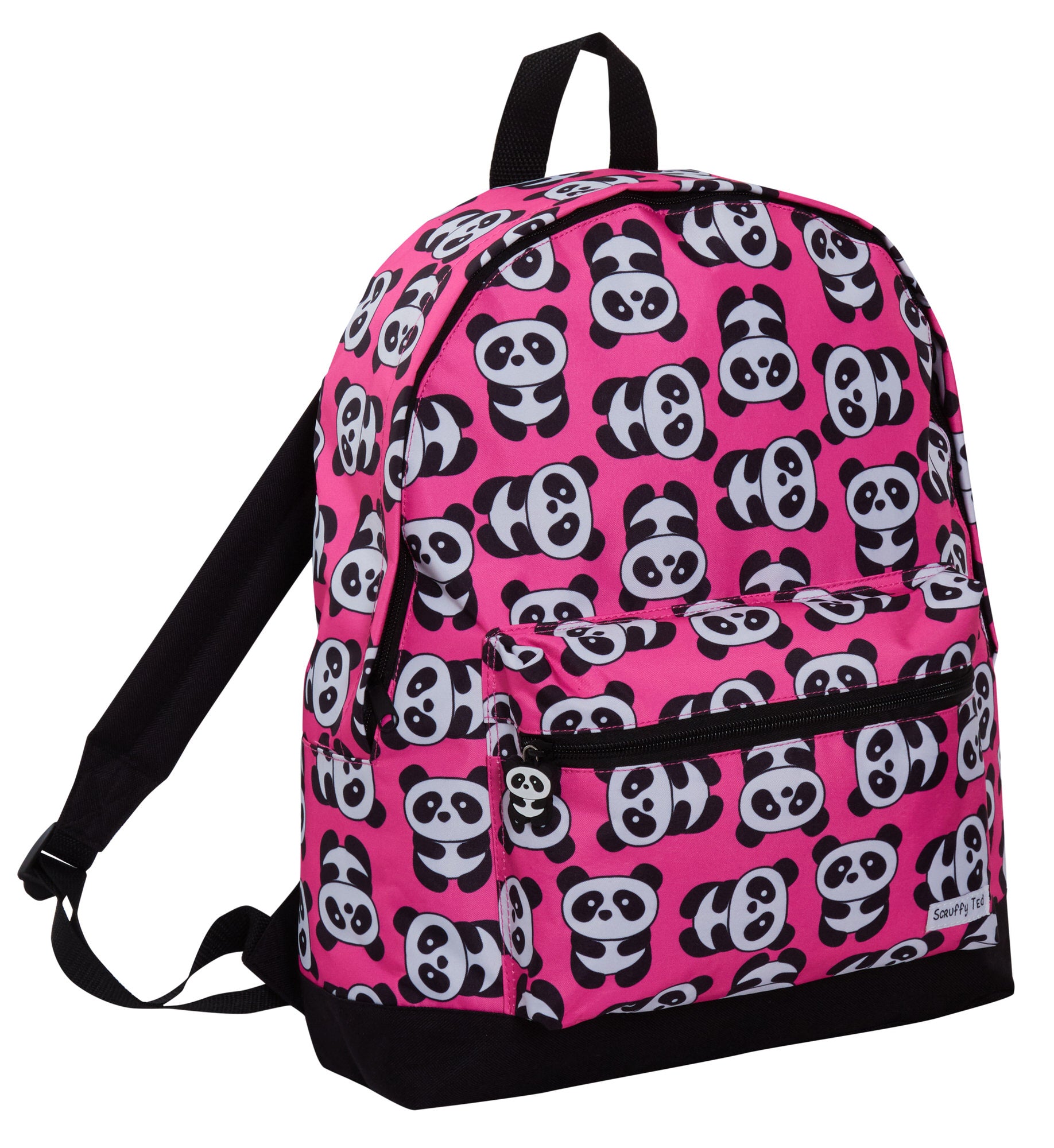 ScruffyTed Panda Girls Backpack Kids Large Capacity Travel Bag Multi School Bag