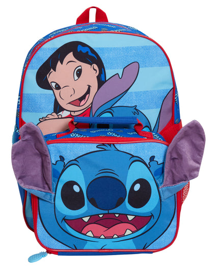 Lilo And Stitch Backpack With Lunch Bag Disney Matching School Nursery Bag Set