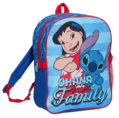 Lilo And Stitch Backpack With Lunch Bag Disney Matching School Nursery Bag Set