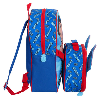 Lilo And Stitch Backpack With Lunch Bag Disney Matching School Nursery Bag Set