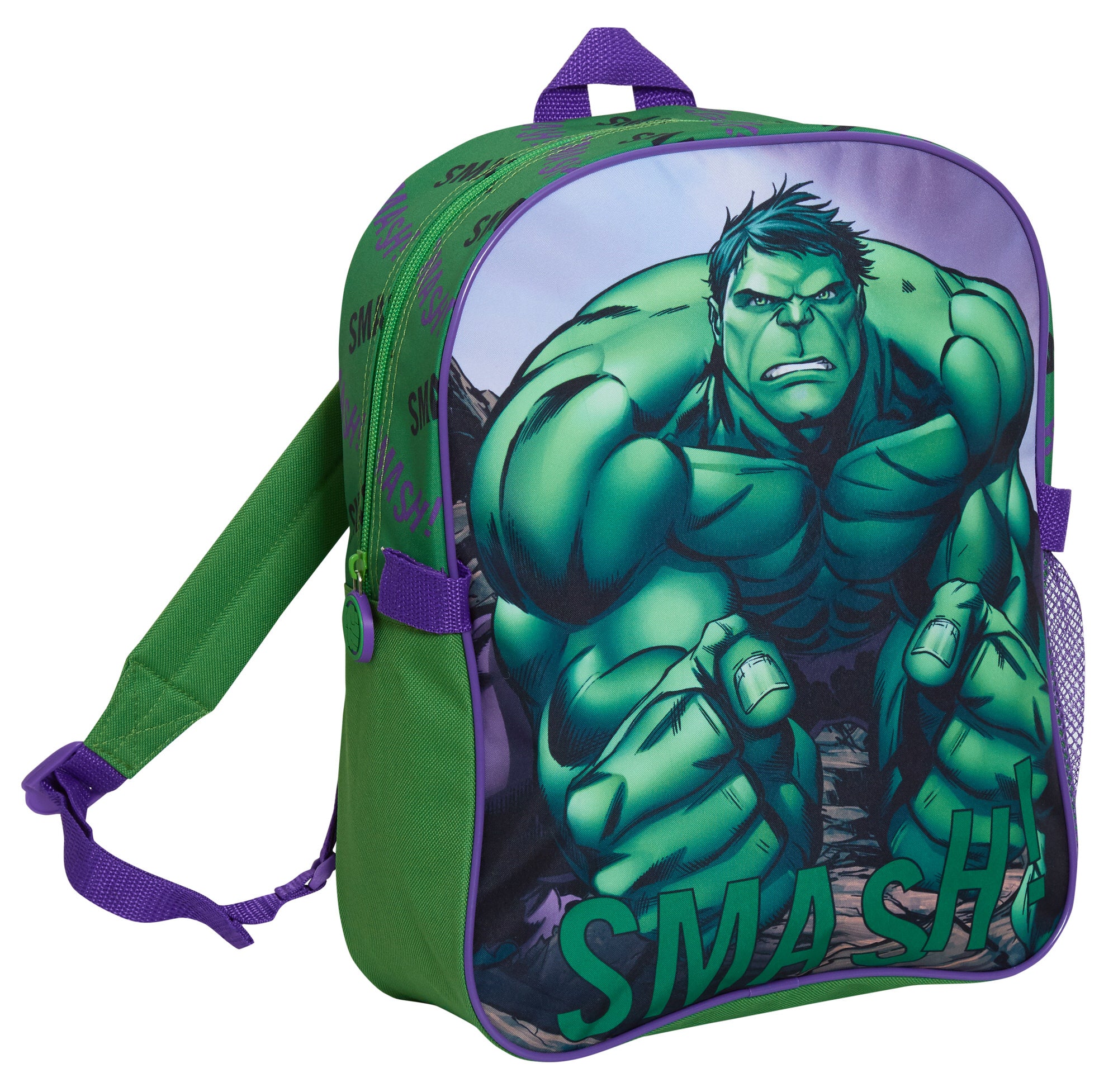The Hulk Backpack With Lunch Bag For Kids Marvel Matching 2 Piece School Bag Set