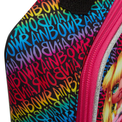 Rainbow High Lunch Bag with Bottle Holder Girls School Insulated Cooler Lunchbox