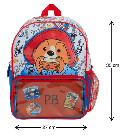 Paddington Bear Backpack with Pencil Case Kids Nursery School Lunch Book Bag