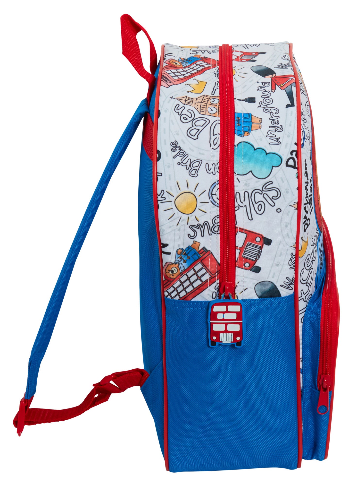 Paddington Bear Backpack with Pencil Case Kids Nursery School Lunch Book Bag
