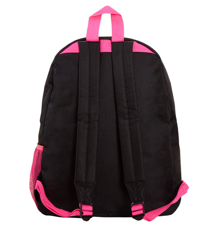 Barbie Backpack for Adults + Teen Girls Black Rucksack College School Lunch Bag
