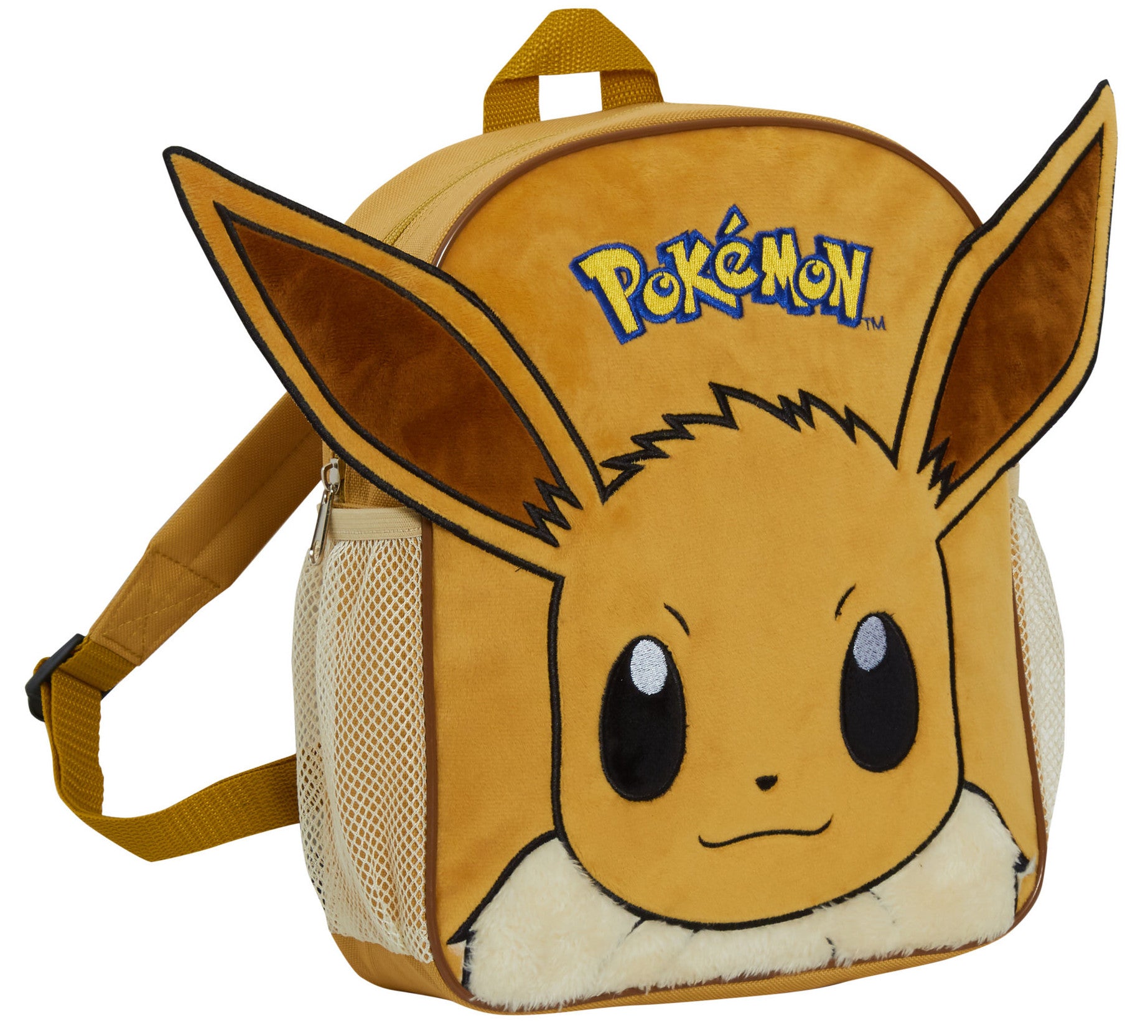 Pokemon Eevee Backpack 3D Plush Kids Character School Rucksack Lunch Book Bag