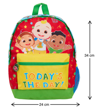 Boys Girls Cocomelon Backpack Kids Character Nursery Rucksack Travel Lunch Bag
