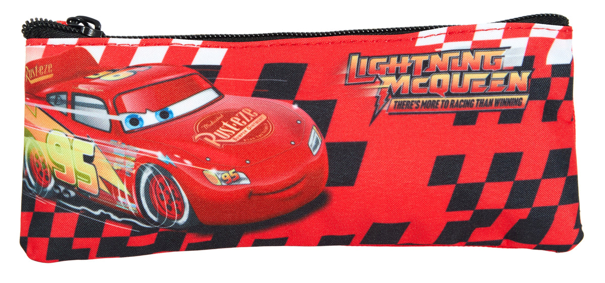 Disney Cars Backpack + Lunch Bag + Pencil Case 3 Piece Lightning School Bag Set