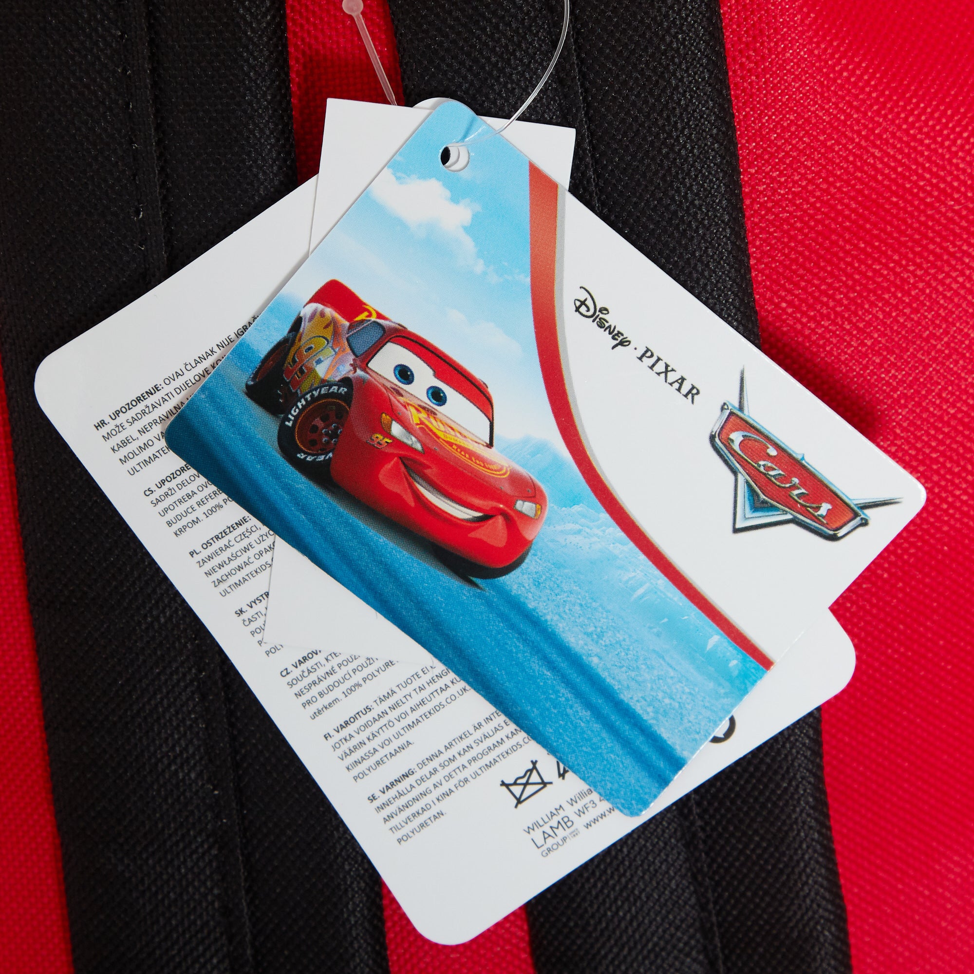 Disney Cars Backpack + Lunch Bag + Pencil Case 3 Piece Lightning School Bag Set