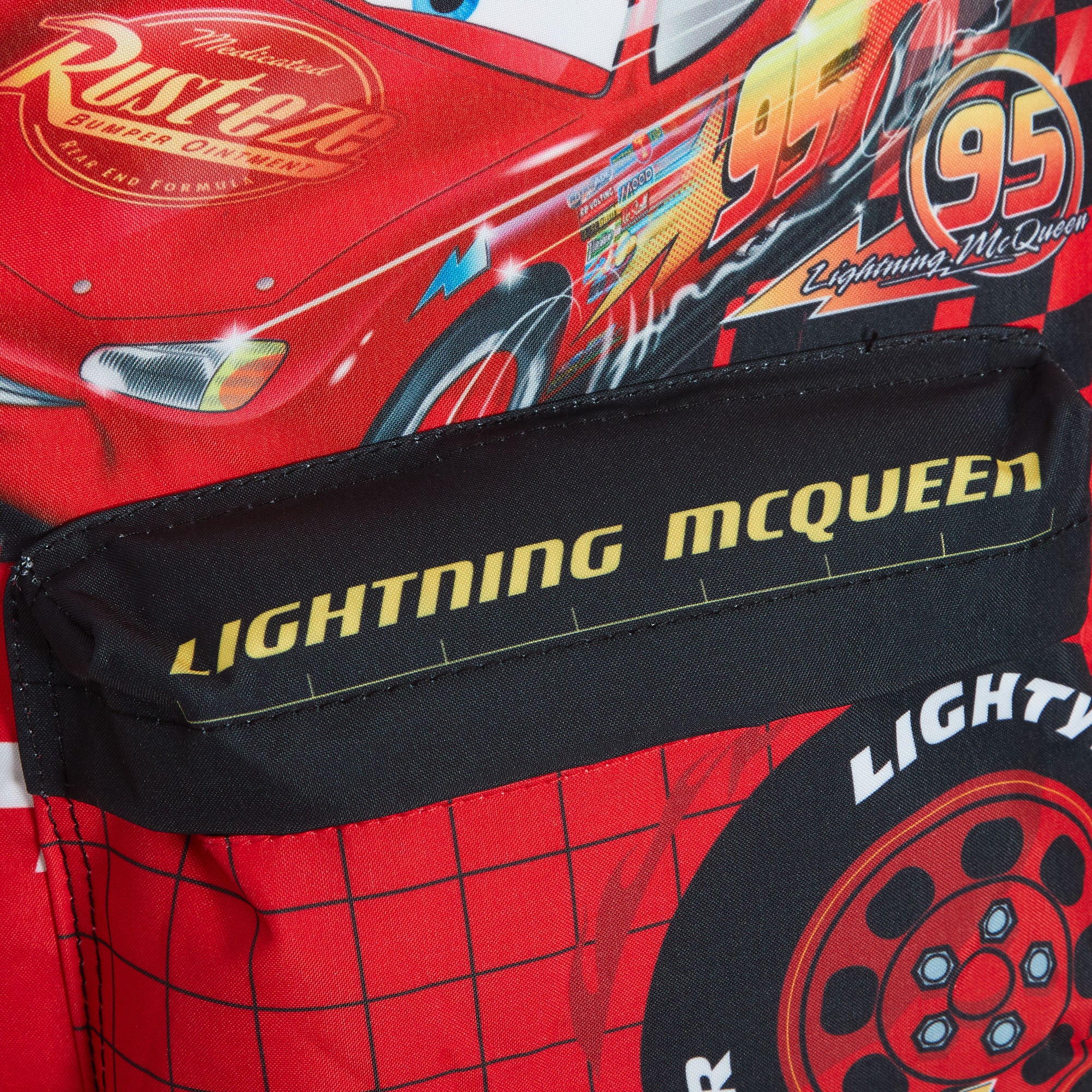 Disney Cars Backpack + Lunch Bag + Pencil Case 3 Piece Lightning School Bag Set