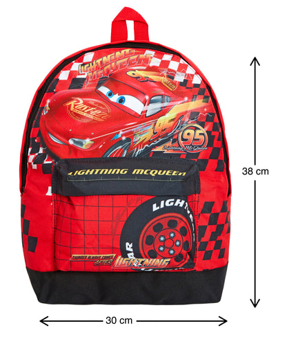 Disney Cars Backpack + Lunch Bag + Pencil Case 3 Piece Lightning School Bag Set