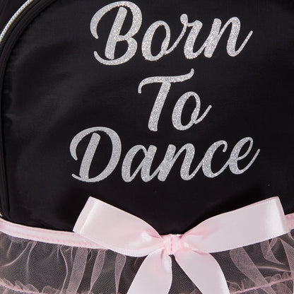 Born To Dance Mini Backpack for Girls Dance Bag Womens Ballet Bag Day Handbag