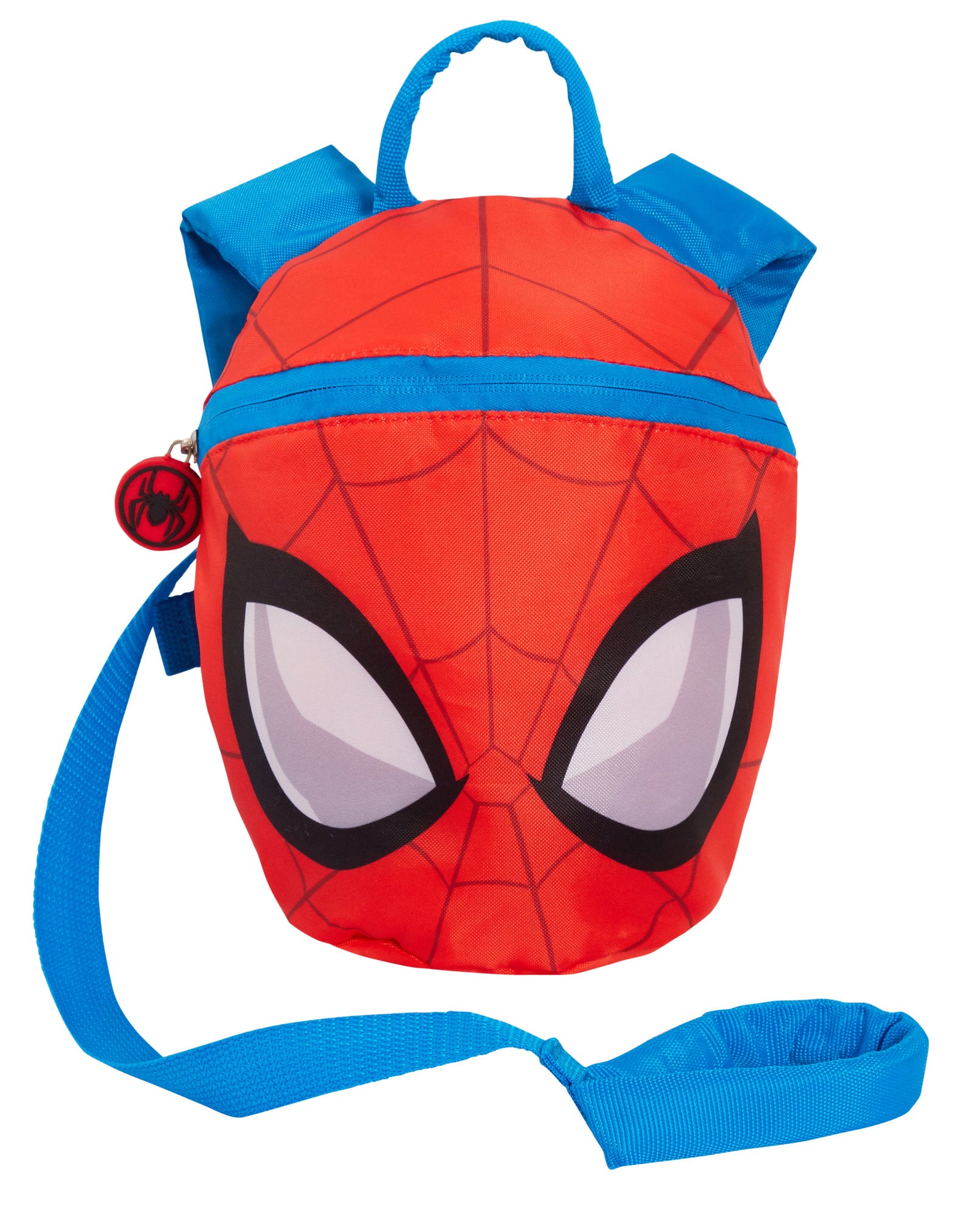 Spiderman Backpack With Reins Toddlers Detachable Safety Harness Nursery Day Bag