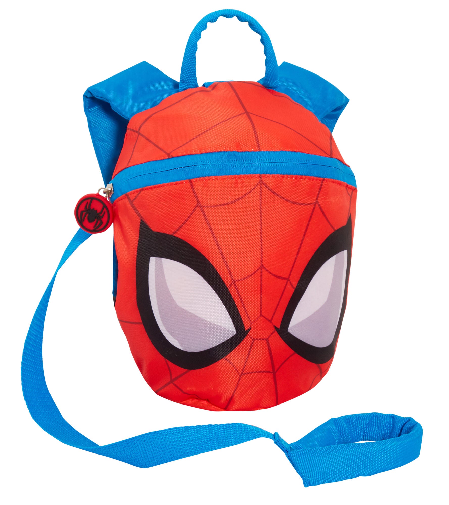 Spiderman Backpack With Reins Toddlers Detachable Safety Harness Nursery Day Bag