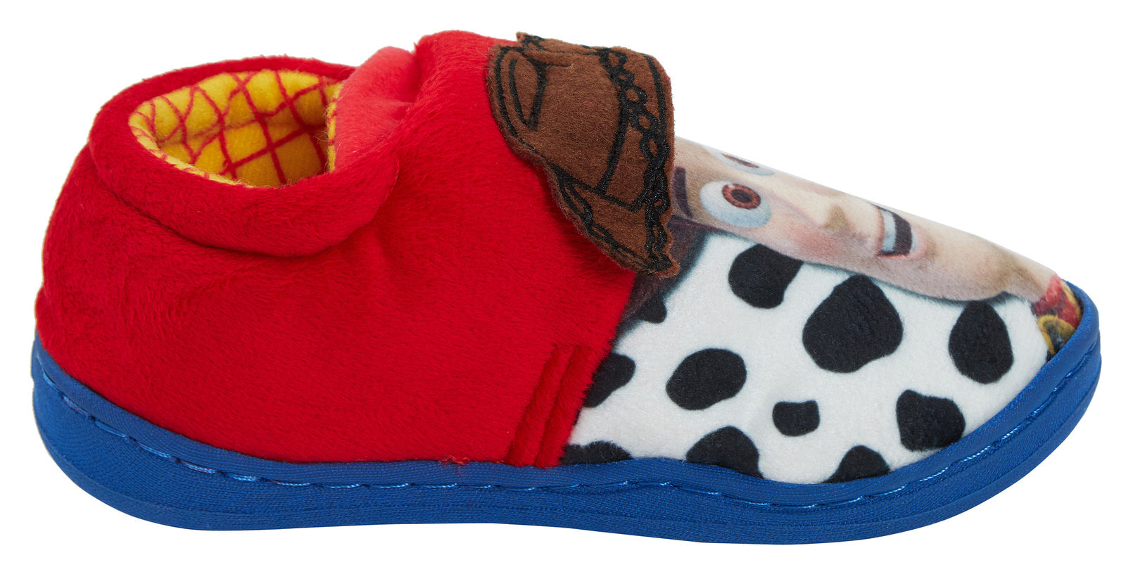 Kids Disney Toy Story Woody Slippers Boys Comfort Easy Touch Fasten House Shoes