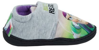 Disney Toy Story Buzz Lightyear Slippers Boys Comfort Easy Fasten House Shoes