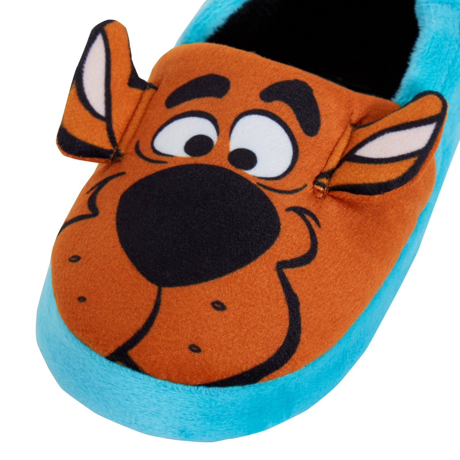 Kids Scooby Doo Slippers Boys Girls 3D Ears Slip On Mules Warm Lined House Shoes
