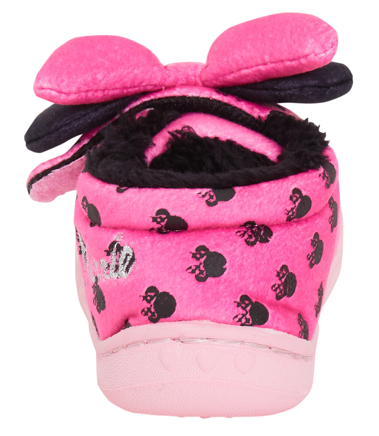 Girls Disney Minnie Mouse Slipper Booties Toddlers First Walkers House Shoes