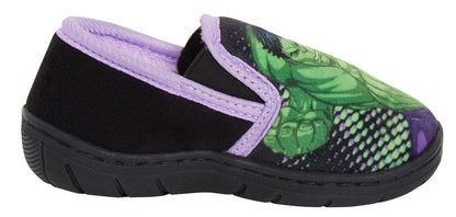 Boys Incredible Hulk Slippers For Kids Boys Marvel Warm Fleece Lined House Shoes