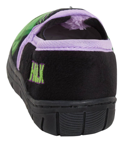 Boys Incredible Hulk Slippers For Kids Boys Marvel Warm Fleece Lined House Shoes