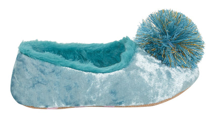 Girls Disney Princess Jasmine Slippers Kids Aladdin Fleece Lined Dress Up Pumps