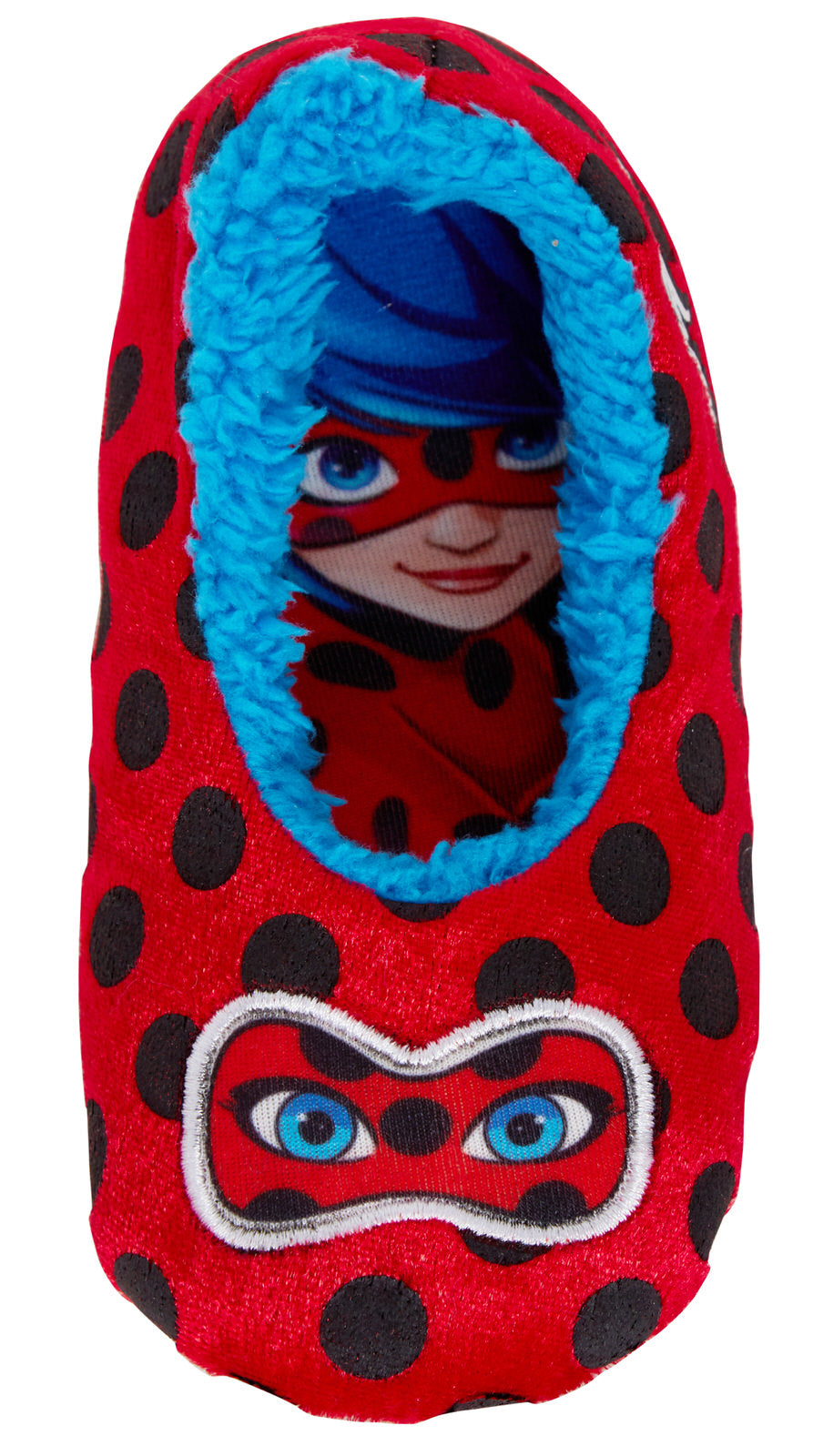 Girls Miraculous Ladybug Ballet Slippers Kids Fleece Lined House Shoes Socks