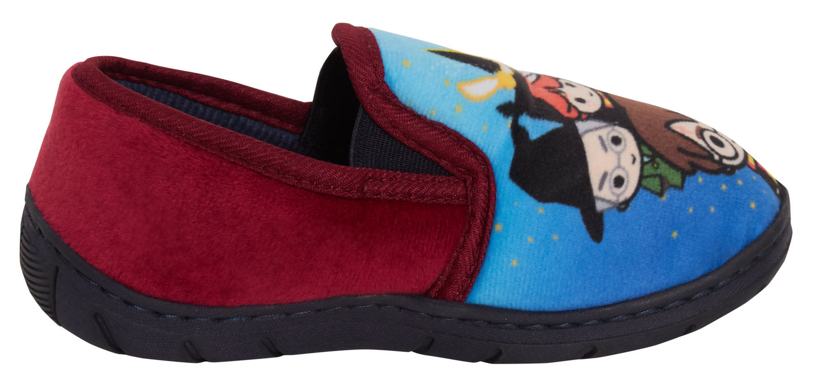 Harry Potter Chibi Slippers Boys Girls Hogwarts Slip On Mules Kids House Shoes