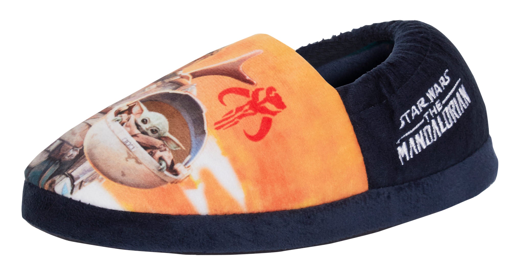 Boys Mandalorian Slippers Kids Star Wars Baby Yoda The Child Mules House Shoes