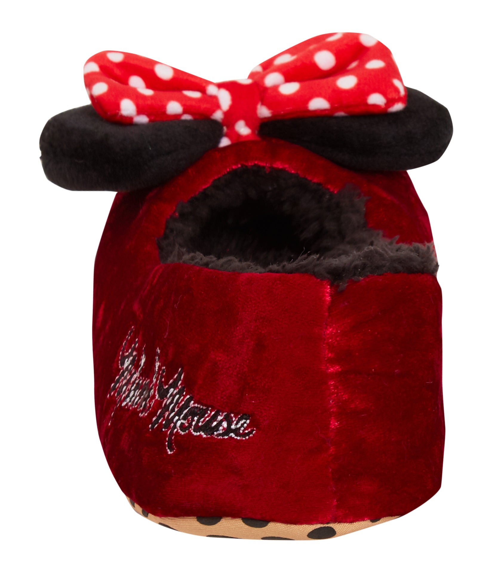 Minnie Mouse Slippers For Women Girls Teens Disney Slip On Ballet Slipper Socks