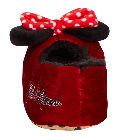 Minnie Mouse Slippers For Women Girls Teens Disney Slip On Ballet Slipper Socks