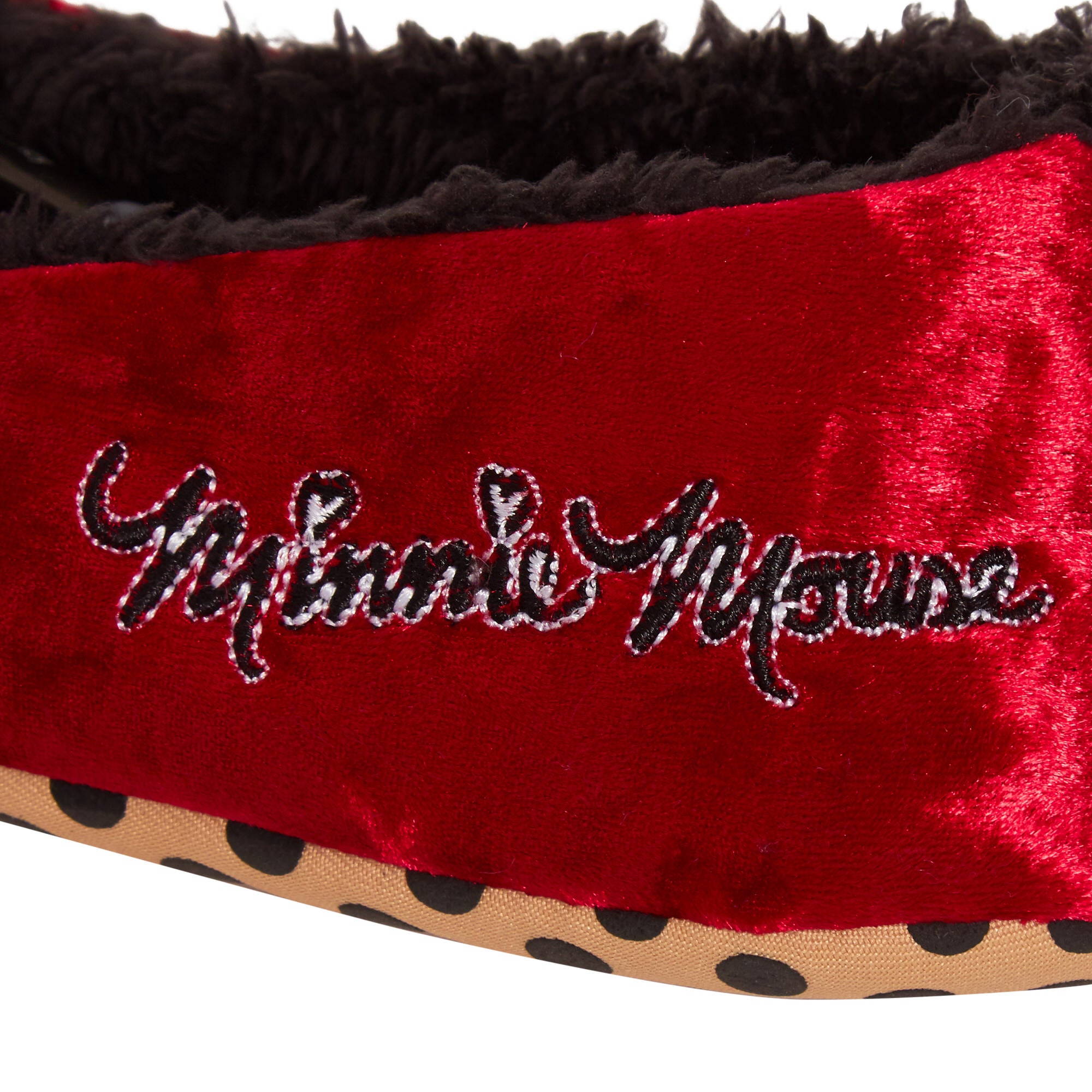 Minnie Mouse Slippers For Women Girls Teens Disney Slip On Ballet Slipper Socks