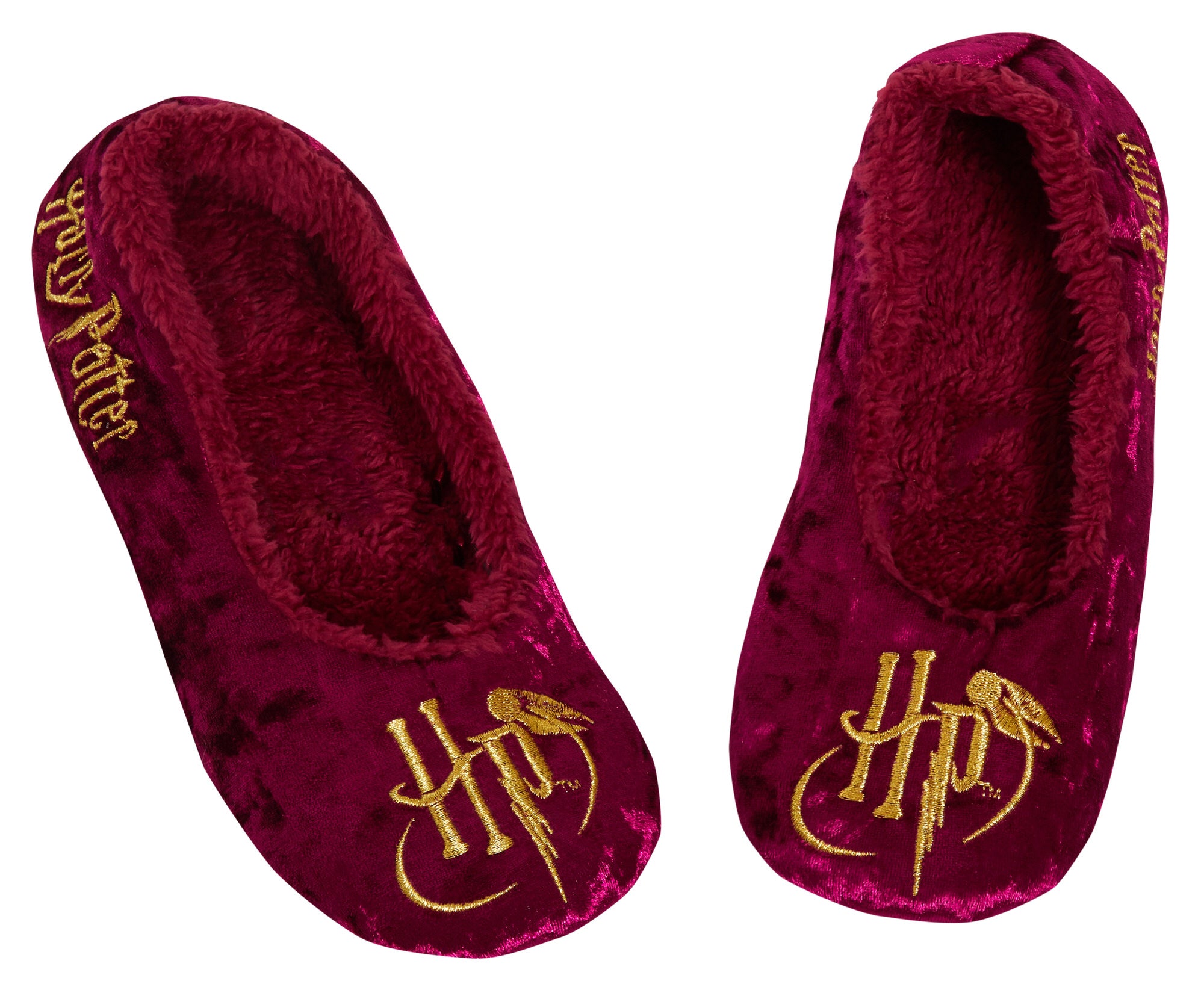 Harry Potter Slippers For Women Girls Teens Hogwarts Slipon Ballet Slipper Socks