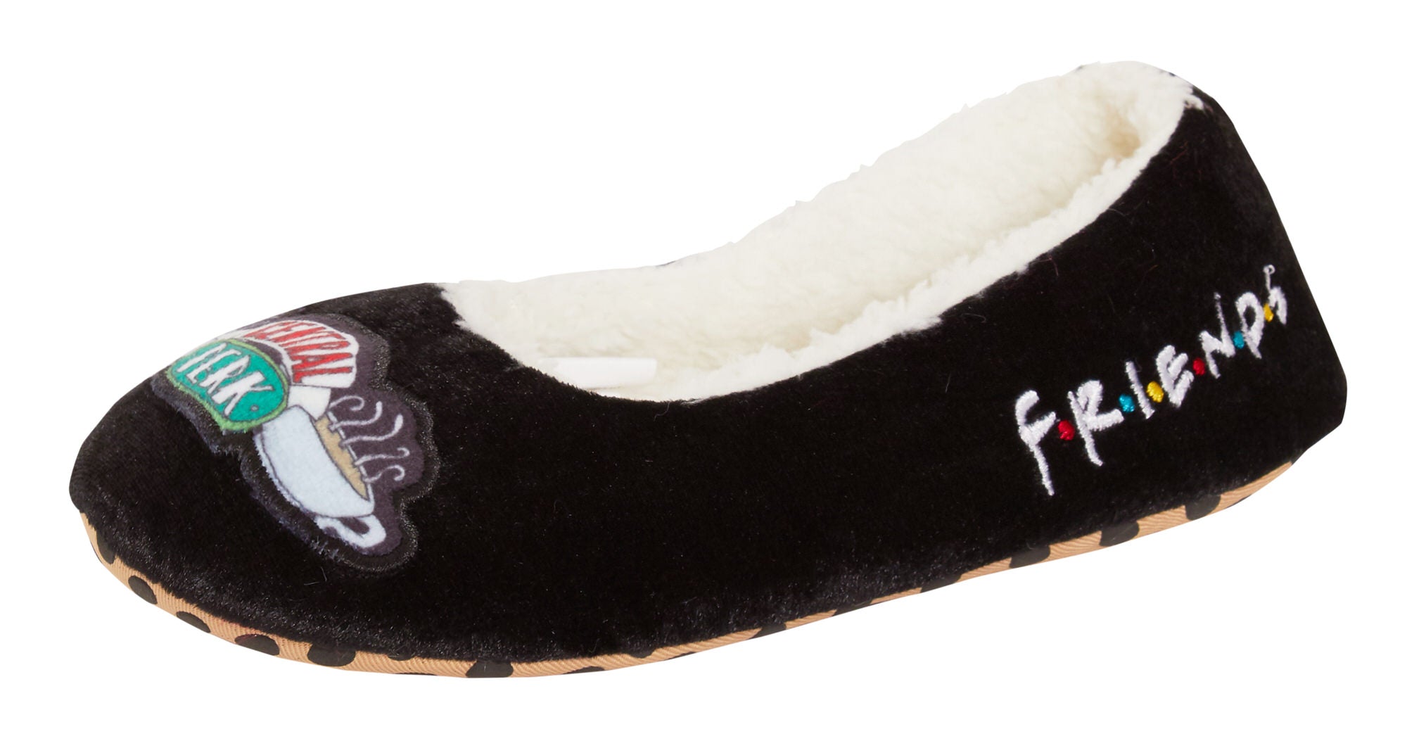 FRIENDS Slippers For Women Girls Teens Central Perk Ballet Pump Slipper Socks