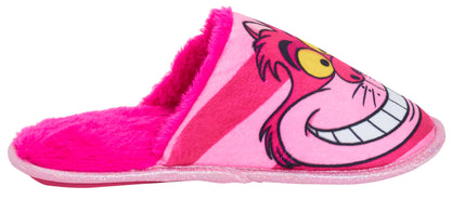 Disney Cheshire Cat Slippers For Women Teens Girls Slip On Mules House Shoes