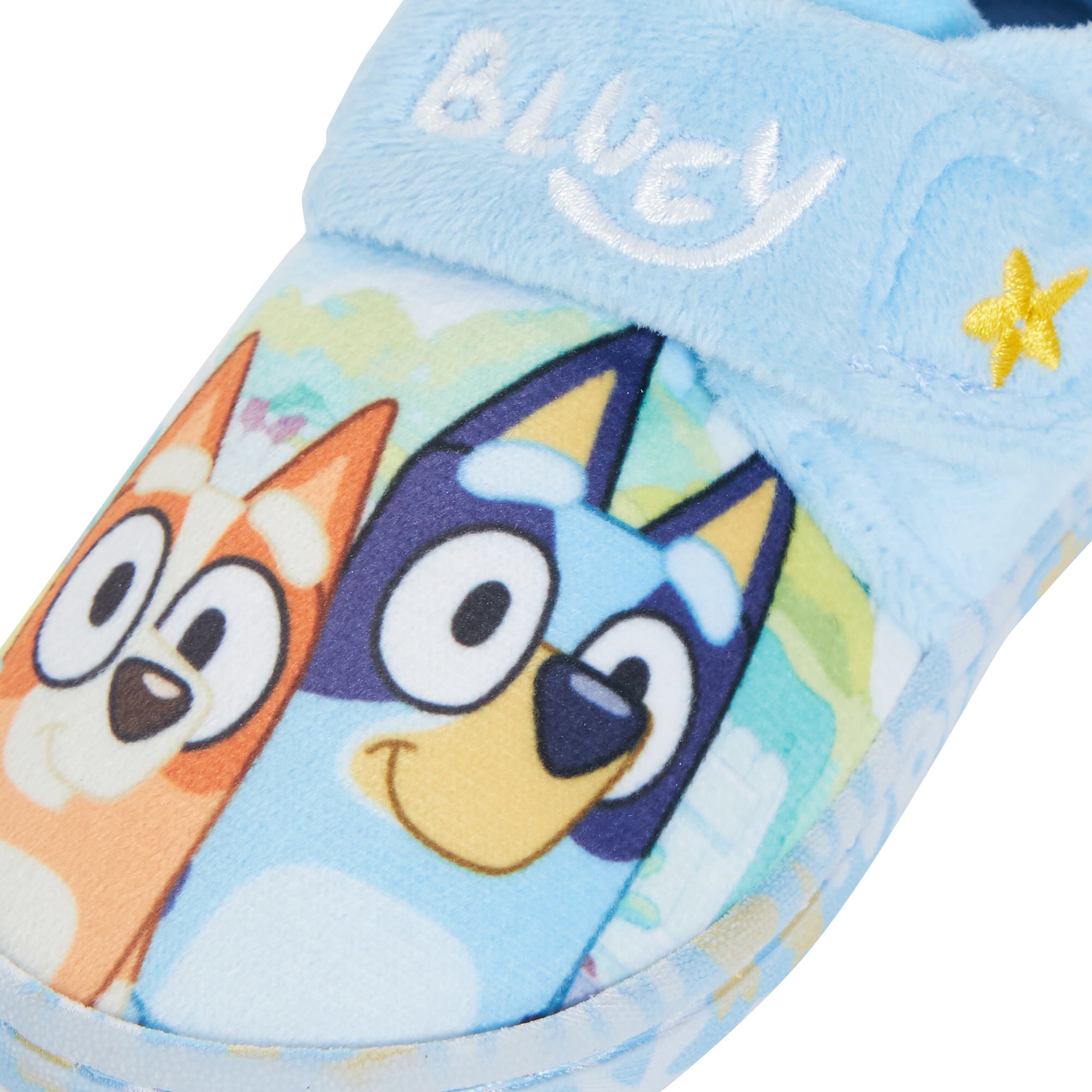 Infants Bluey Slippers Toddlers Easy Fasten Shoes Booties Indoor House Shoes