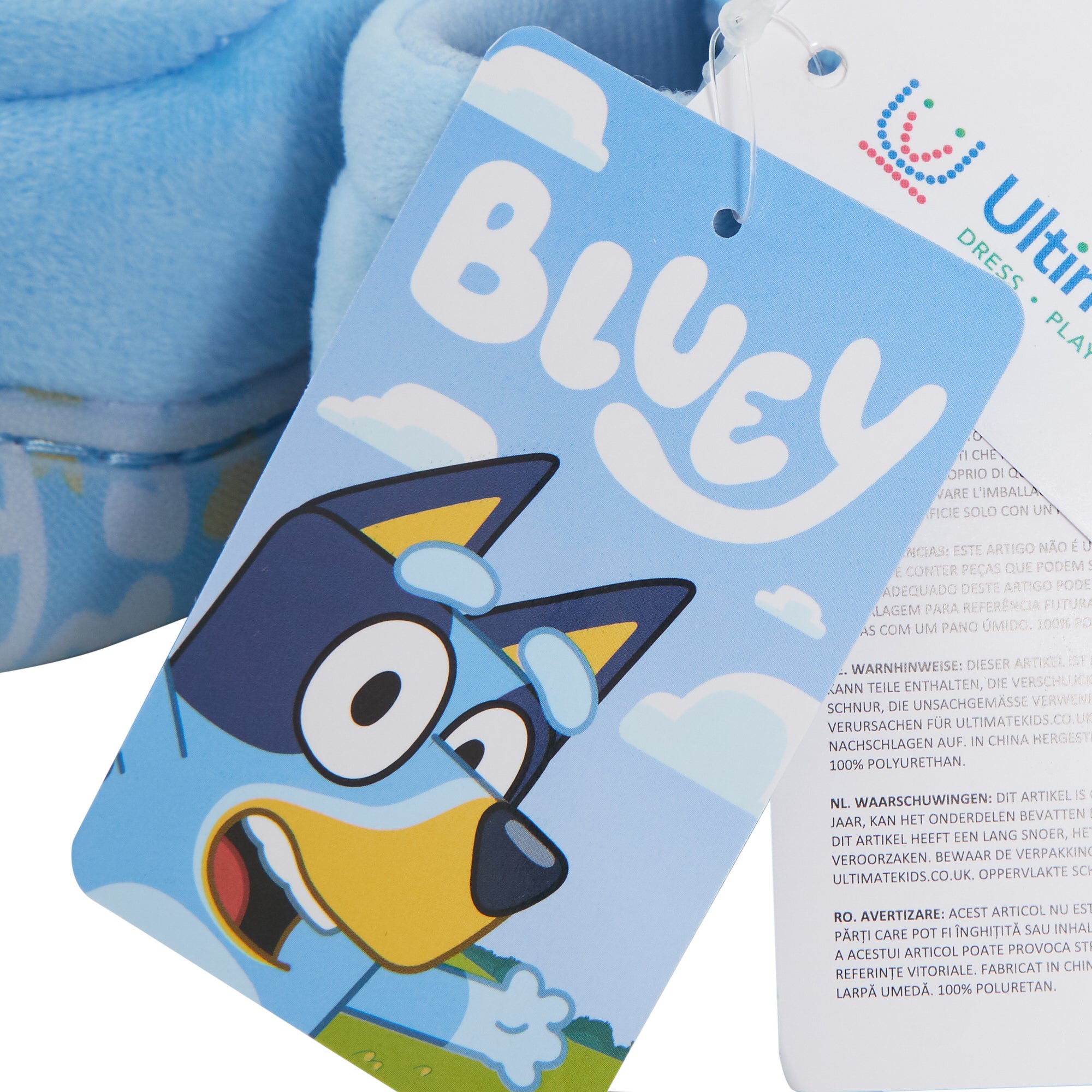 Infants Bluey Slippers Toddlers Easy Fasten Shoes Booties Indoor House Shoes